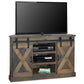 Bridgevine Home Farmhouse 56 inch Corner TV Stand for TVs up to 60 inches, No Assembly Required, Barnwood Finish